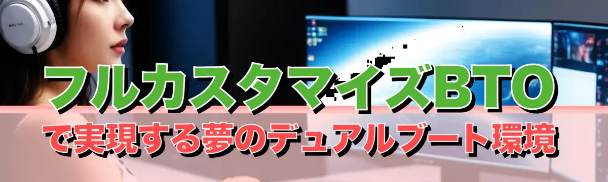 フルカスタマイズBTOで実現する夢のデュアルブート環境