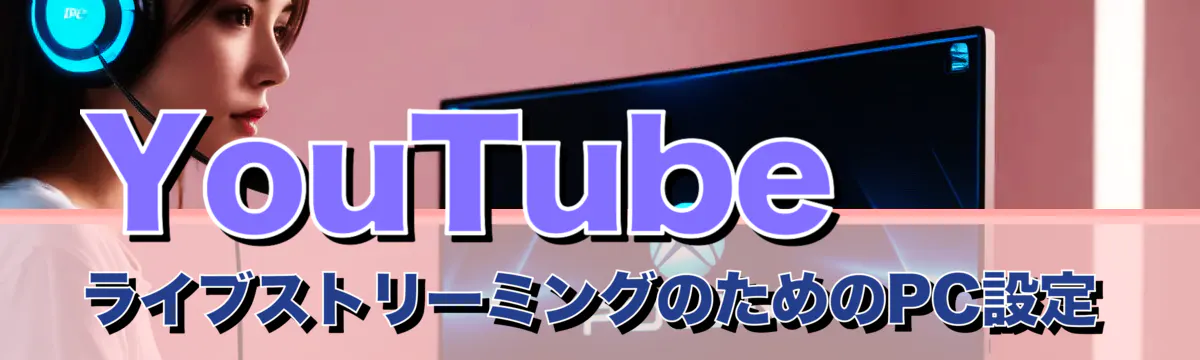 YouTubeライブストリーミングのためのPC設定