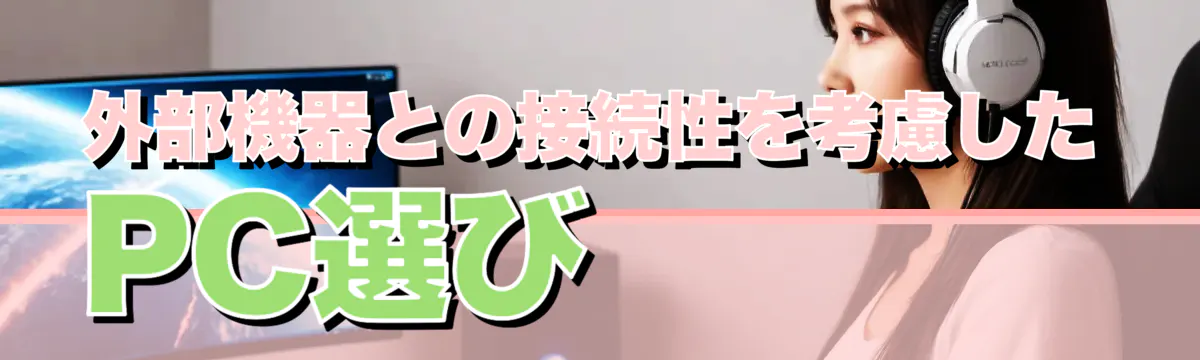 外部機器との接続性を考慮したPC選び