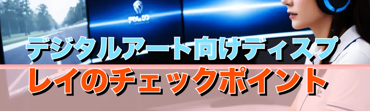 デジタルアート向けディスプレイのチェックポイント 
