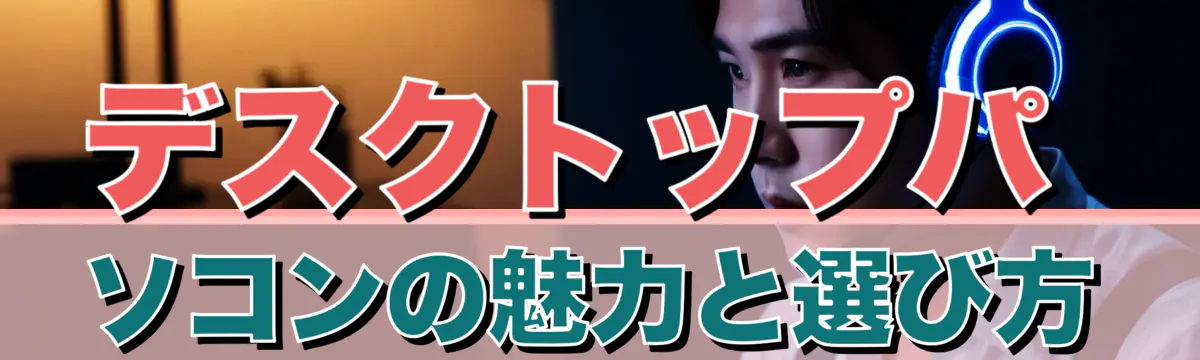 デスクトップパソコンの魅力と選び方