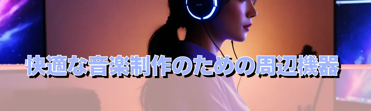 快適な音楽制作のための周辺機器