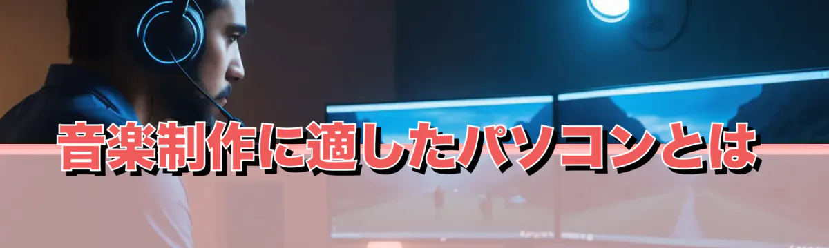 音楽制作に適したパソコンとは