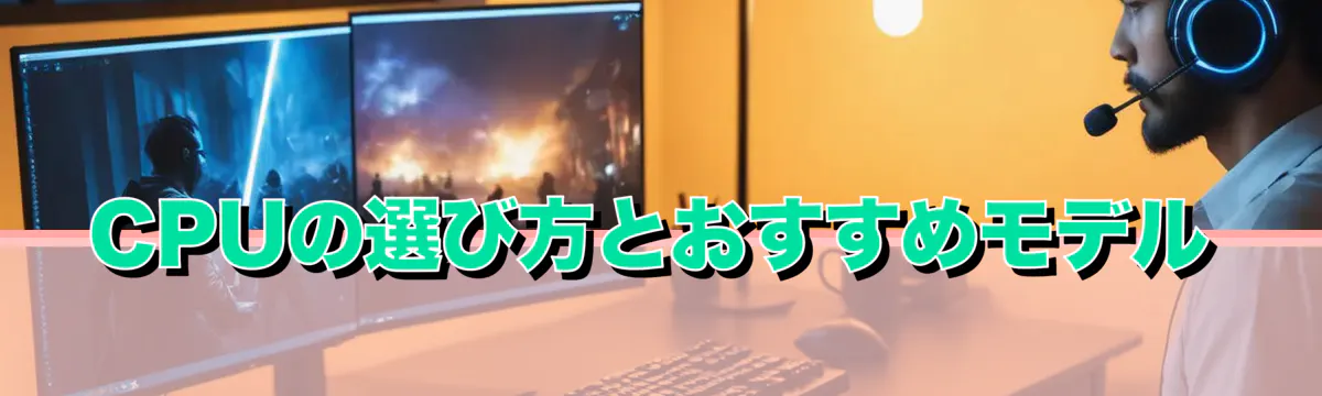 CPUの選び方とおすすめモデル