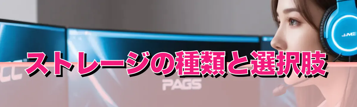 ストレージの種類と選択肢