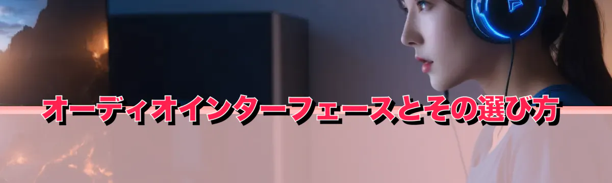 オーディオインターフェースとその選び方