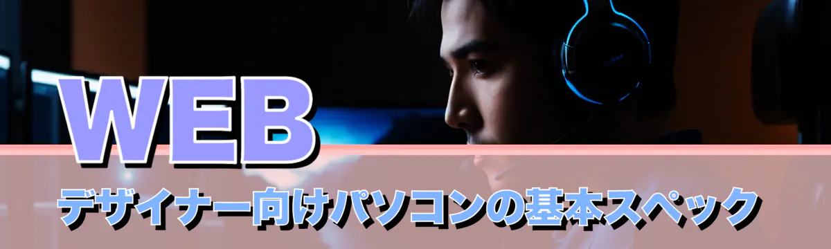 WEBデザイナー向けパソコンの基本スペック