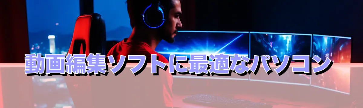 動画編集ソフトに最適なパソコン