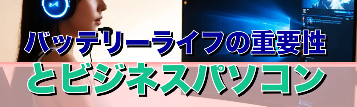 バッテリーライフの重要性とビジネスパソコン
