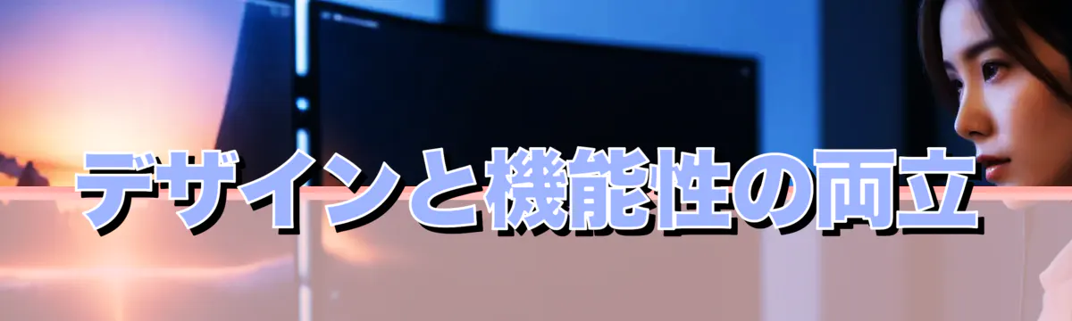 デザインと機能性の両立
