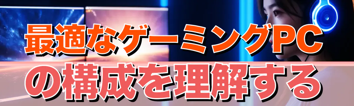 最適なゲーミングPCの構成を理解する
