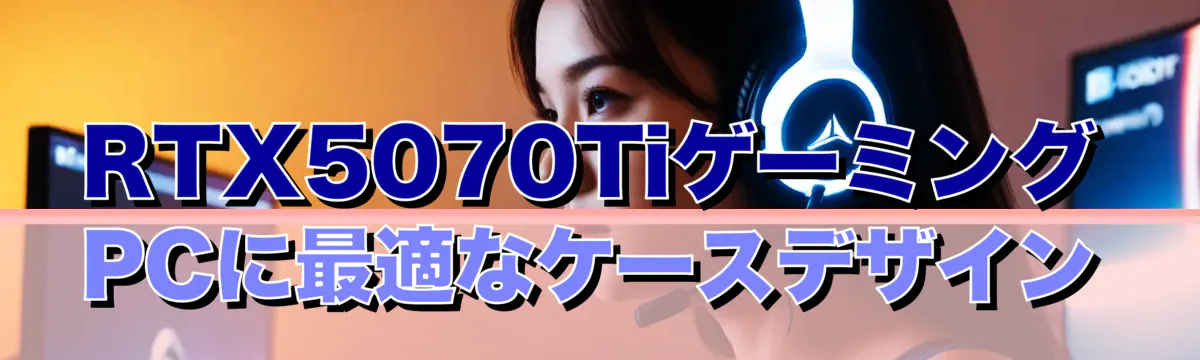 RTX5070TiゲーミングPCに最適なケースデザイン

