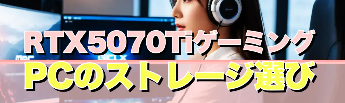 RTX5070TiゲーミングPCのストレージ選び
