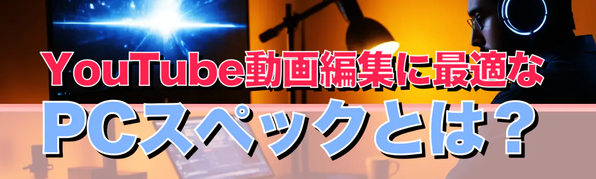 YouTube動画編集に最適なPCスペックとは?