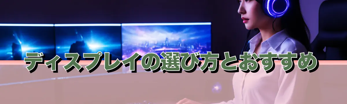 ディスプレイの選び方とおすすめ