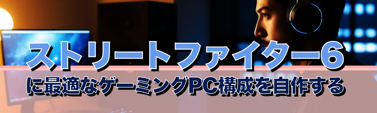 ストリートファイター6に最適なゲーミングPC構成を自作する

