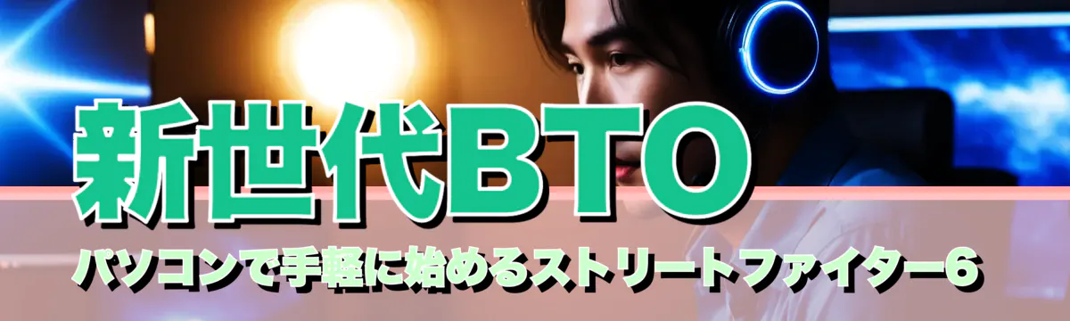 新世代BTOパソコンで手軽に始めるストリートファイター6
