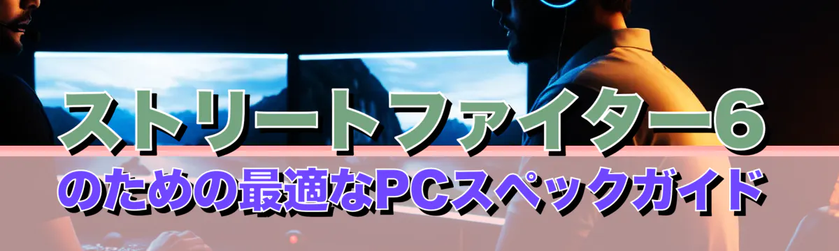 ストリートファイター6のための最適なPCスペックガイド