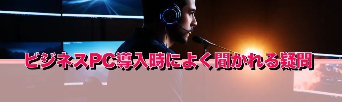 ビジネスPC導入時によく聞かれる疑問