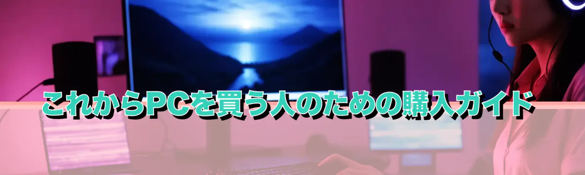 これからPCを買う人のための購入ガイド