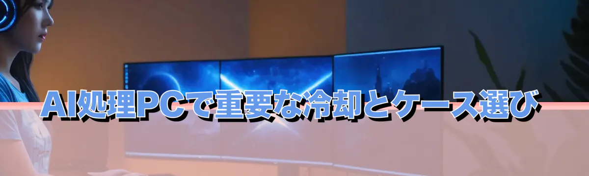 AI処理PCで重要な冷却とケース選び