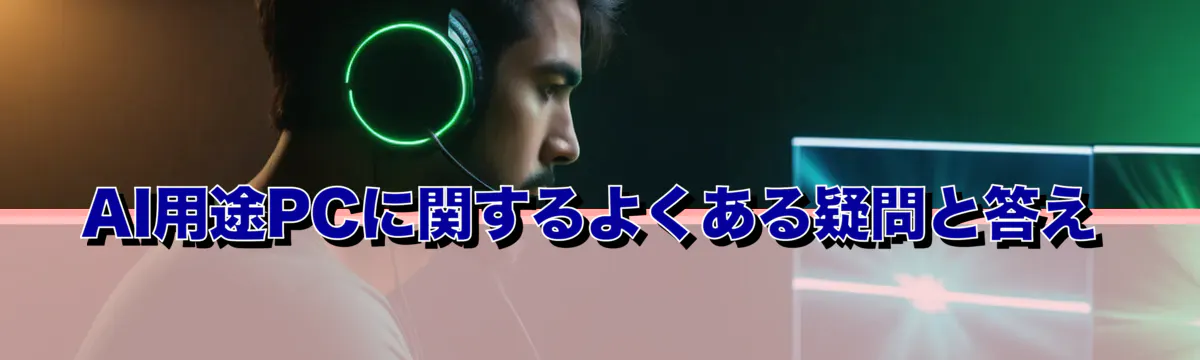 AI用途PCに関するよくある疑問と答え