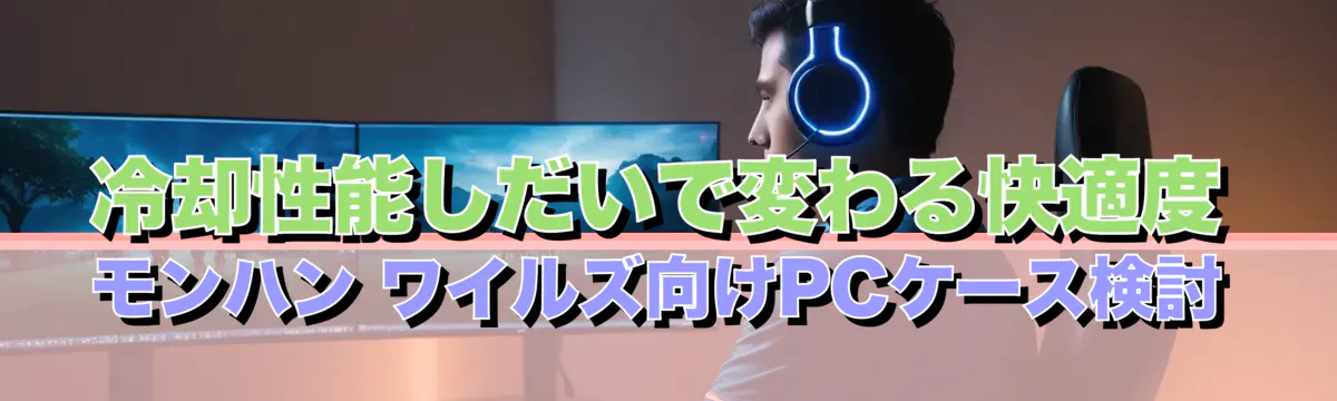 冷却性能しだいで変わる快適度 モンハン ワイルズ向けPCケース検討