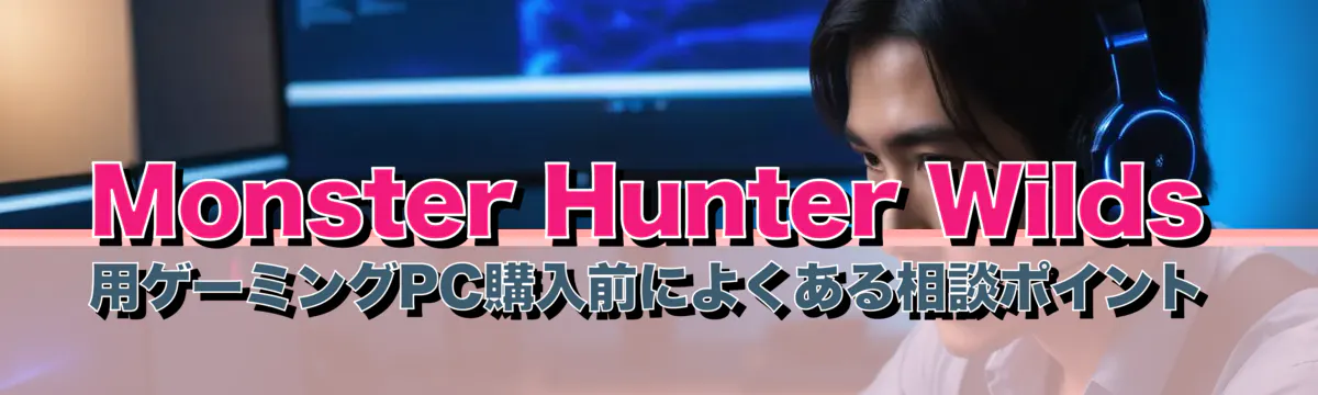Monster Hunter Wilds 用ゲーミングPC購入前によくある相談ポイント