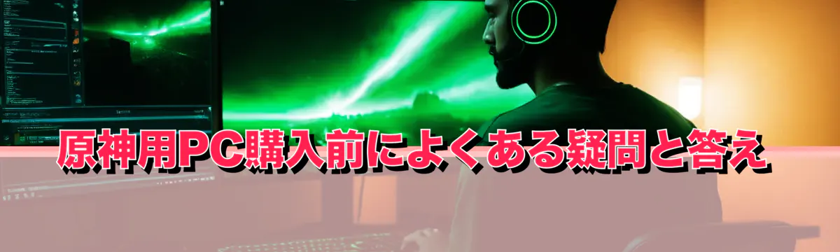 原神用PC購入前によくある疑問と答え