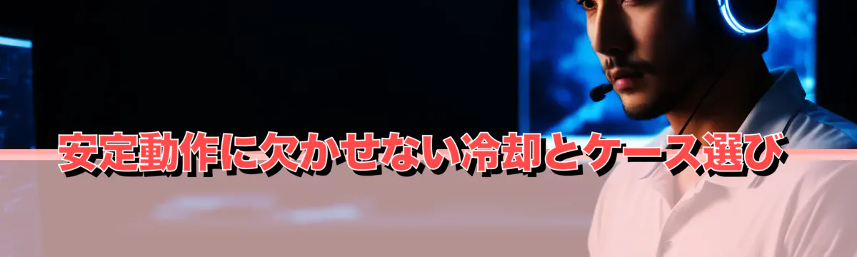 安定動作に欠かせない冷却とケース選び