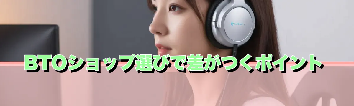 BTOショップ選びで差がつくポイント