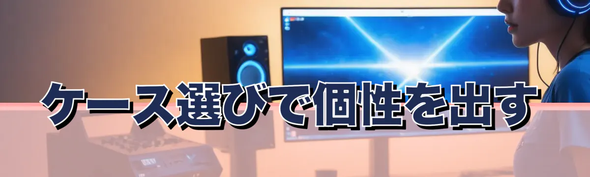 ケース選びで個性を出す