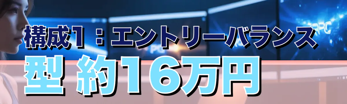 構成1：エントリーバランス型 約16万円