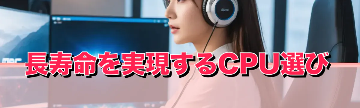 長寿命を実現するCPU選び
