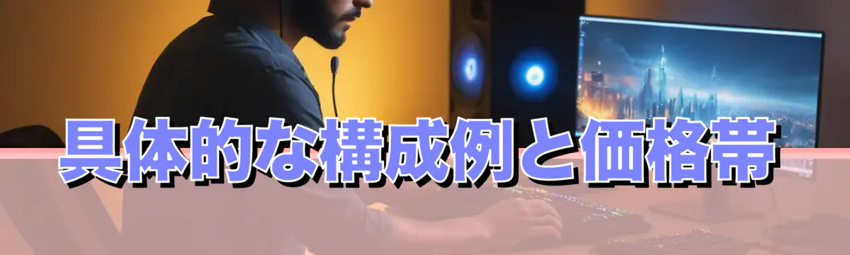 具体的な構成例と価格帯