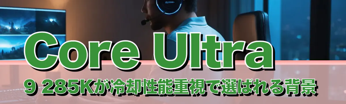 Core Ultra 9 285Kが冷却性能重視で選ばれる背景