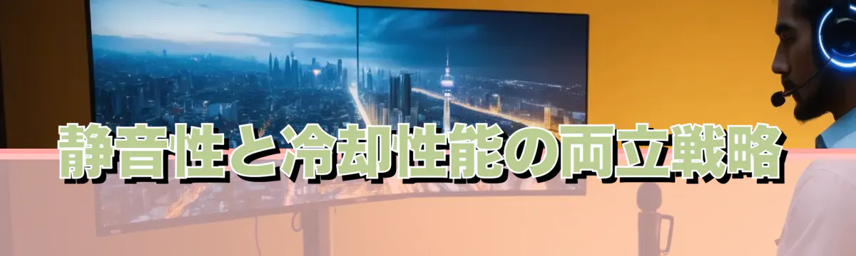 静音性と冷却性能の両立戦略