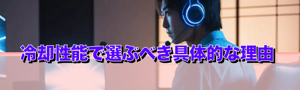 冷却性能で選ぶべき具体的な理由