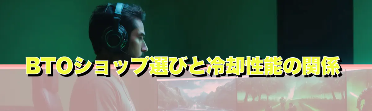 BTOショップ選びと冷却性能の関係