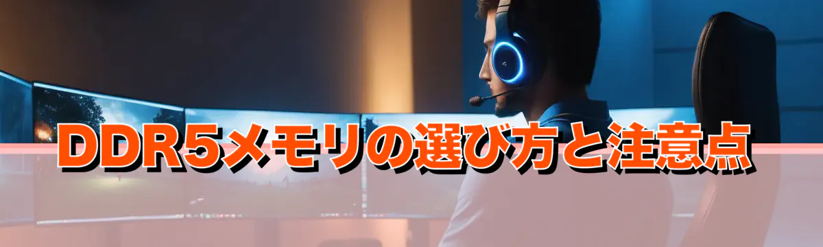 DDR5メモリの選び方と注意点