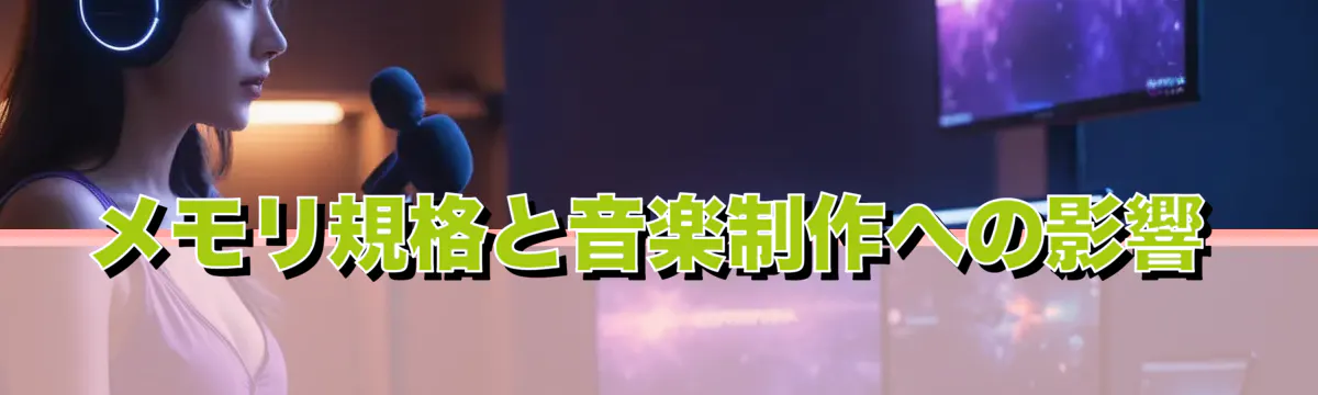 メモリ規格と音楽制作への影響
