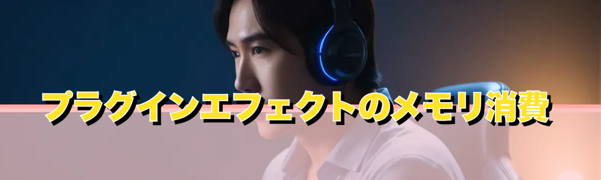 プラグインエフェクトのメモリ消費