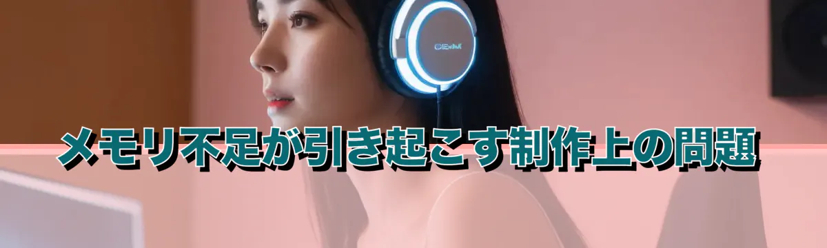 メモリ不足が引き起こす制作上の問題