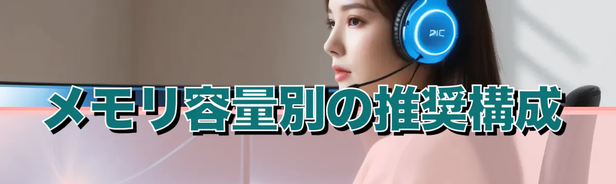 メモリ容量別の推奨構成