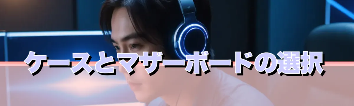 ケースとマザーボードの選択