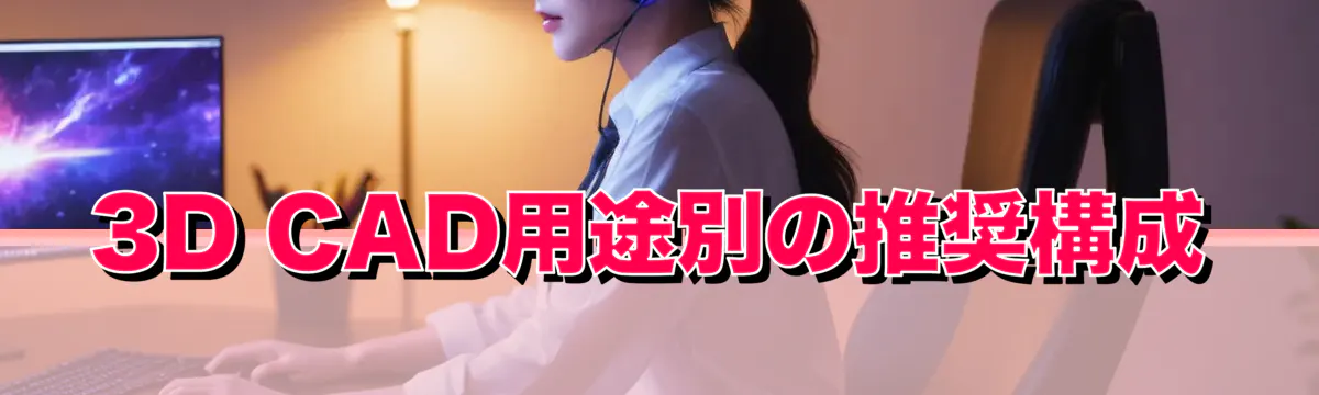 3D CAD用途別の推奨構成