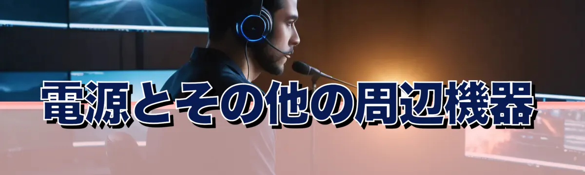 電源とその他の周辺機器