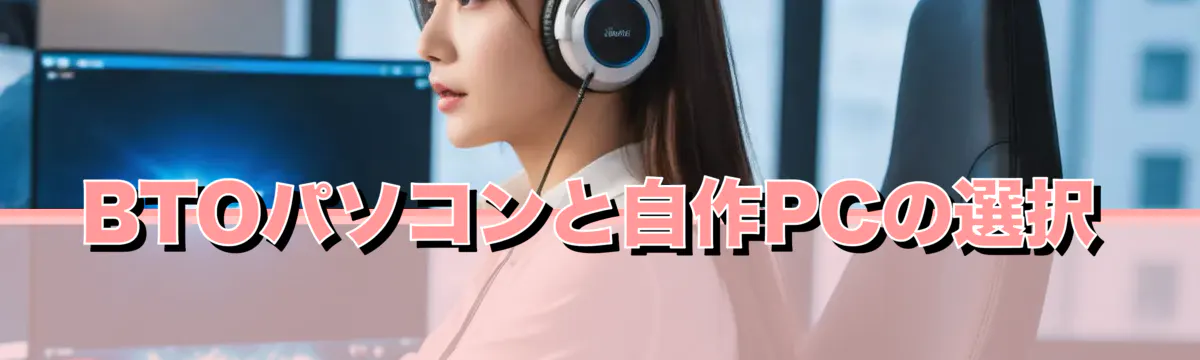 BTOパソコンと自作PCの選択