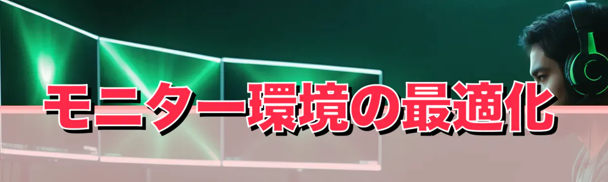モニター環境の最適化