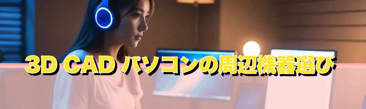 3D CAD パソコンの周辺機器選び